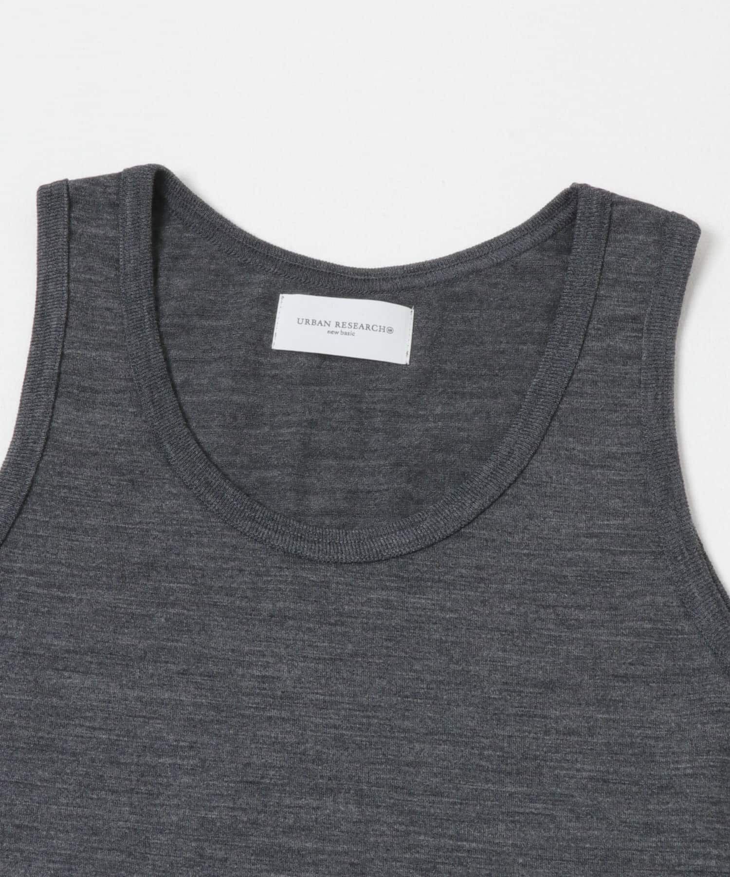 URBAN RESEARCH「『洗濯可』new basic　WASHABLE MERINO WOOL TANK」|タンクトップ|
