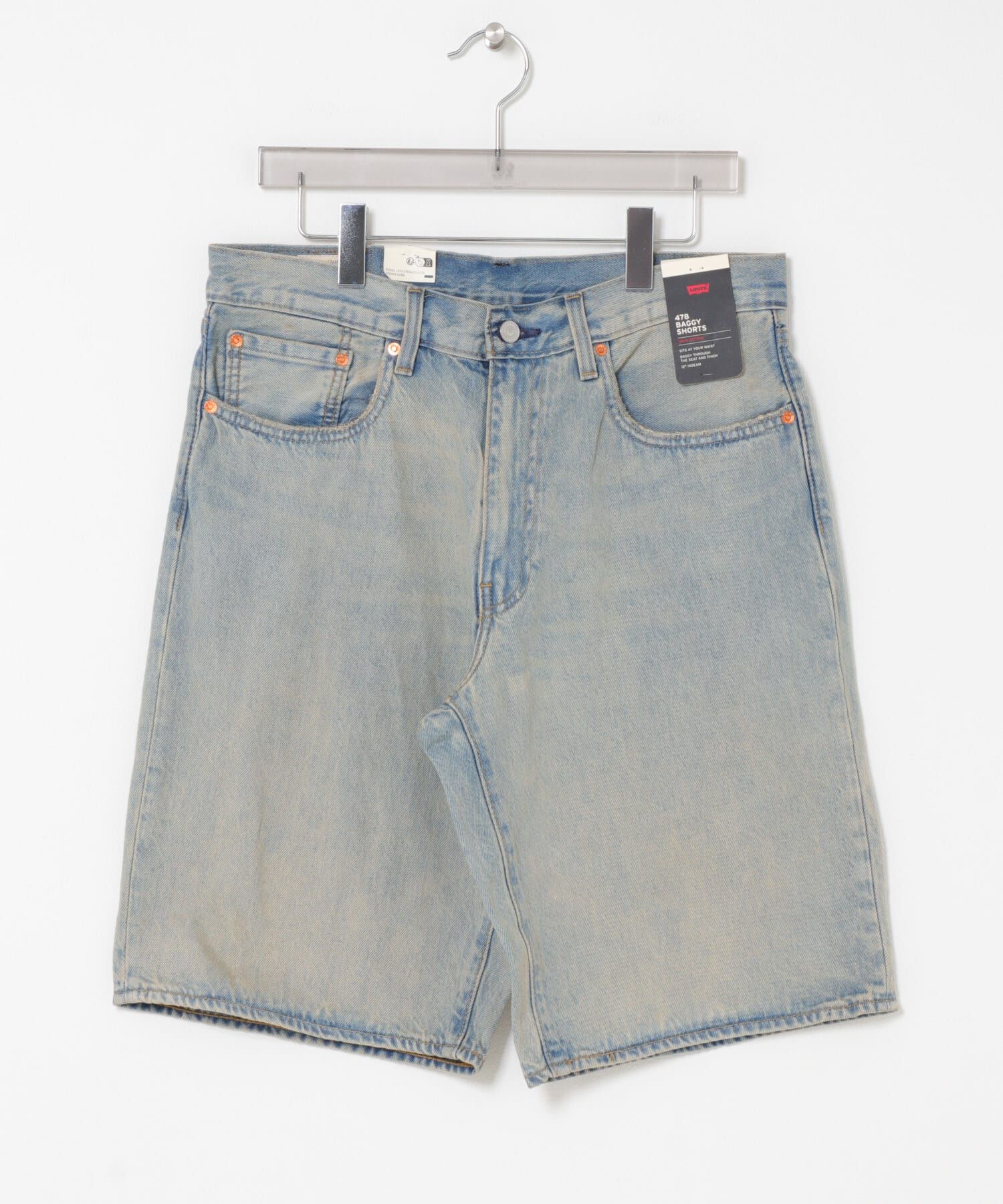 URBAN RESEARCH「LEVI&rsquo;S　478 BAGGY SHORTS」|デニム|ライトインディゴブル