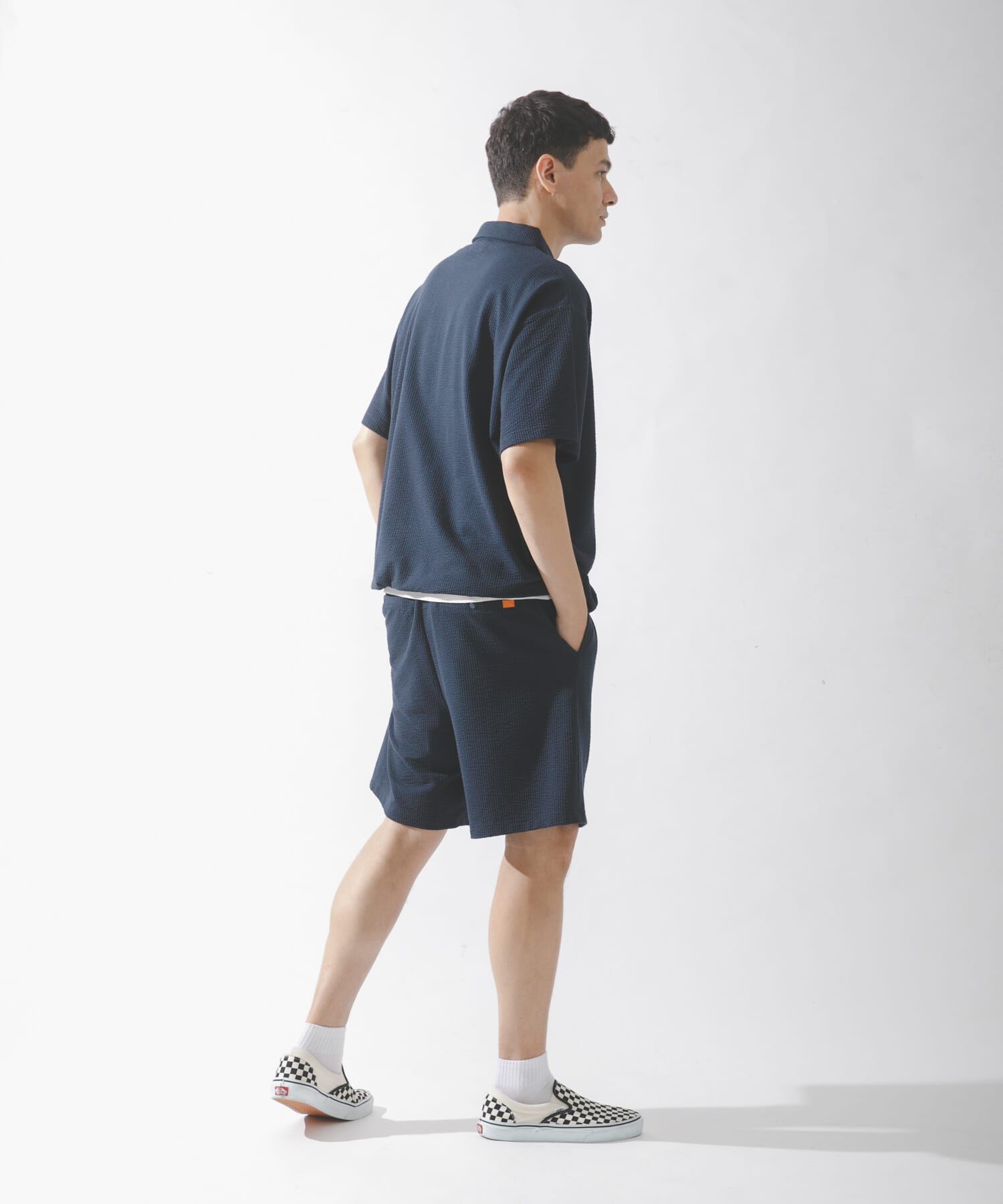 Sonny Label 「カットシアサッカー襟付きプルオーバー」|Tシャツ・カットソー|
