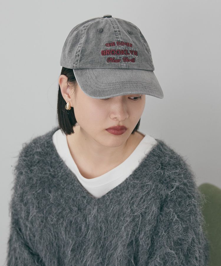 AMERICAN HOLIC「刺繍ロゴピグメントキャップ」|その他|Charcoal Gray