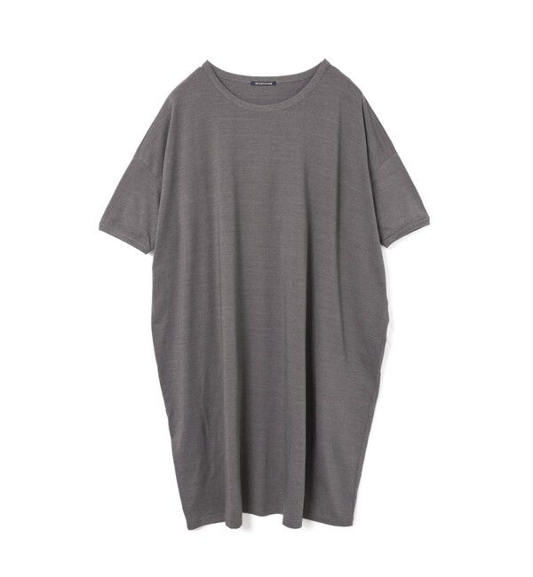 mizuiro ind「mizuiro ind クルーネックワイドワンピース」|ワンピース|グレー
