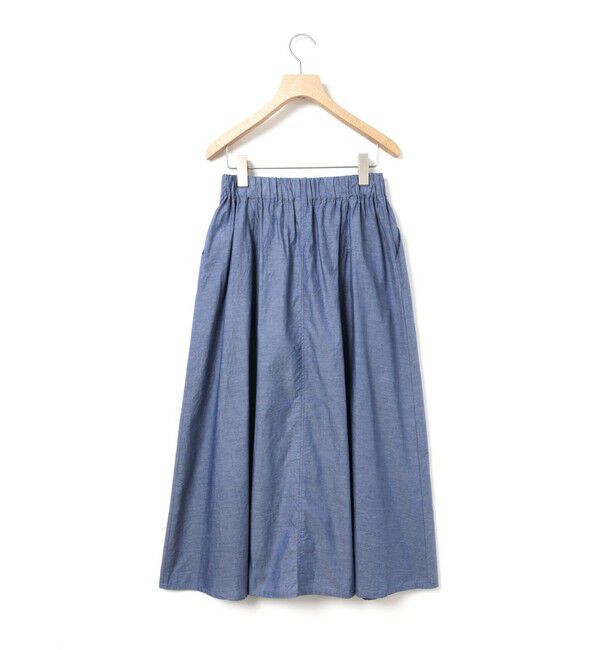 MidiUmi「MidiUmi シャンブレータックスカート」|スカート|