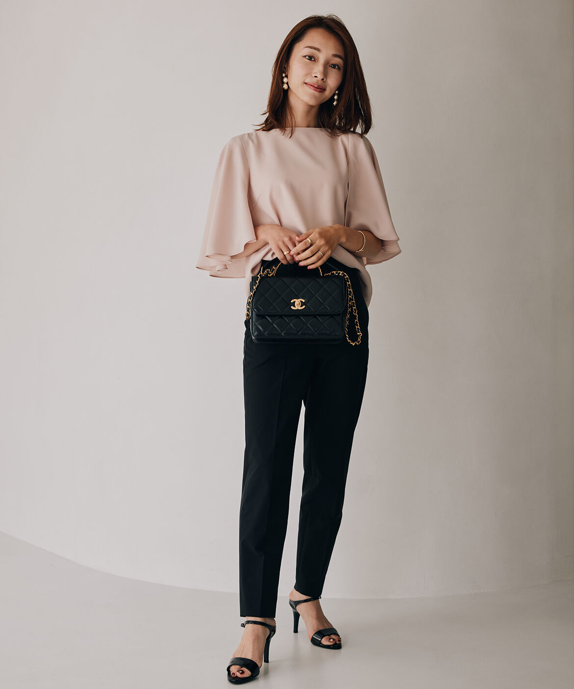 Maglie le cassetto「《M Maglie le cassetto&times;吉田理紗》美脚ストレートパンツ」|スラックス|