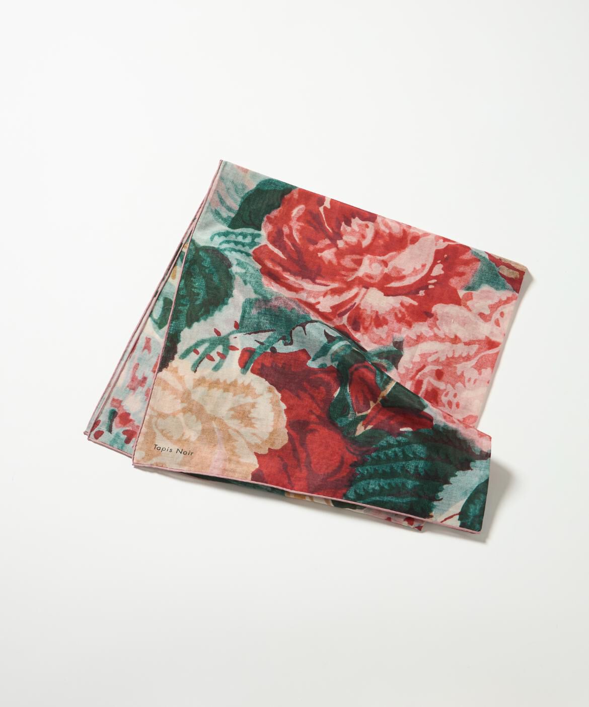 INED「《FAVORITE》Light Multicolor Flower スカーフ《Tapis Noir》」|ストール|ベージュ2