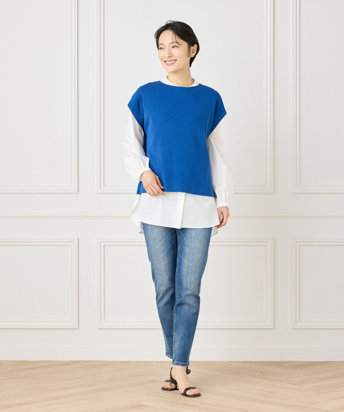 7-IDconcept.「H. Salt  ミッドライズテーパードデニムパンツ 《Healthy DENIM》」|デニム|