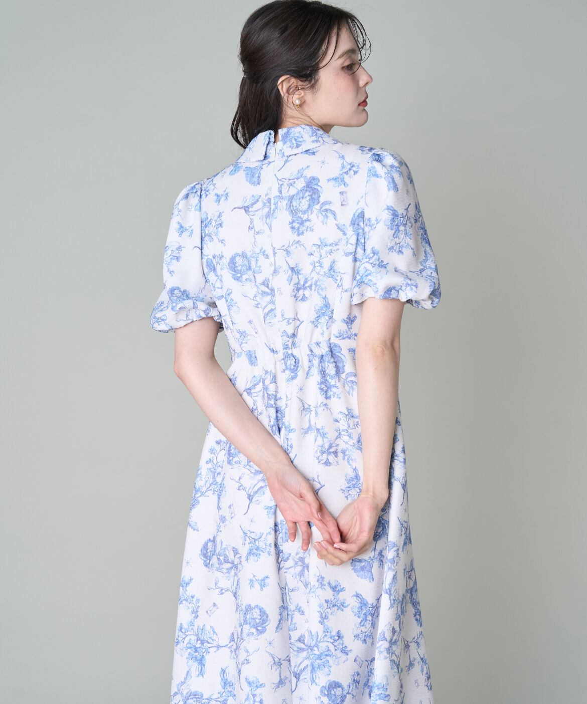 Maglie le cassetto「《大きいサイズ》トワルドジュイ風ワンピース《M Maglie le cassetto》」|ワンピース|