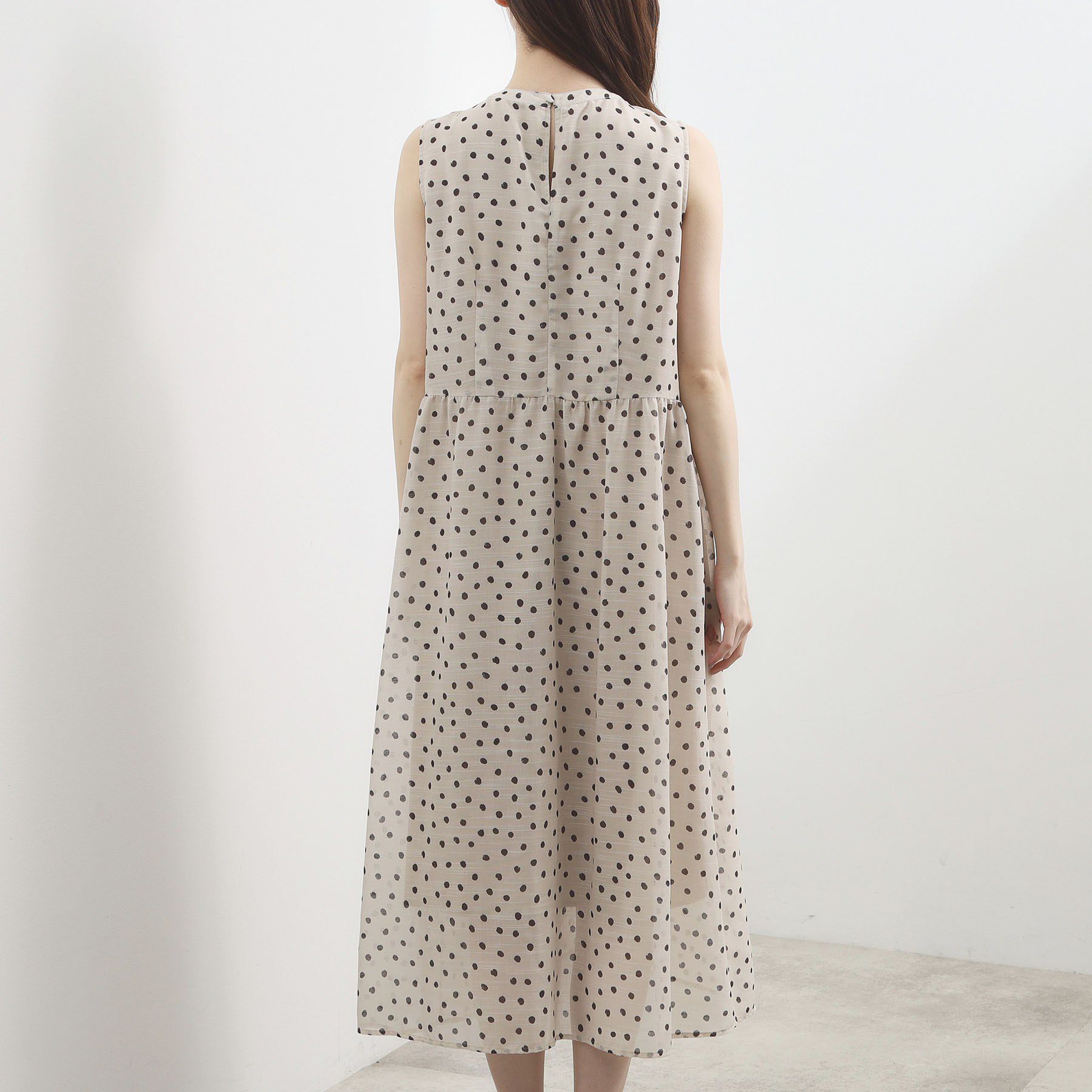 grove「【貴島明日香さん着用】シアードットワンピース」|ワンピース|