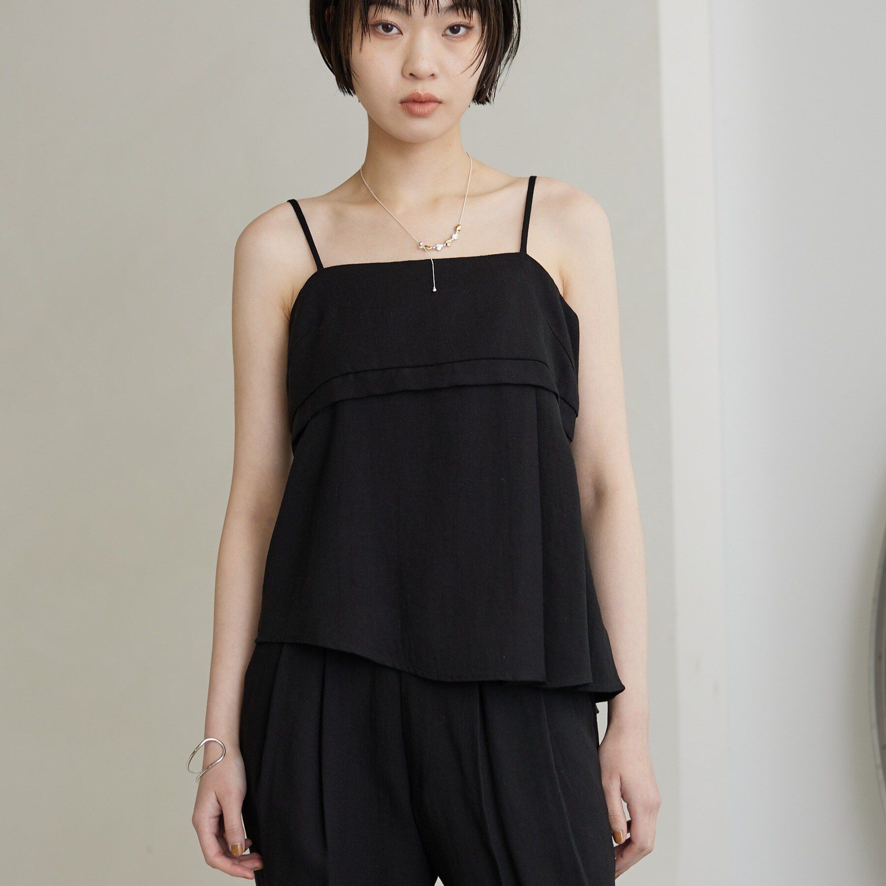 GALLEST「【セットアップ可能】イレヘムキャミブラウス」|シャツ・ブラウス|