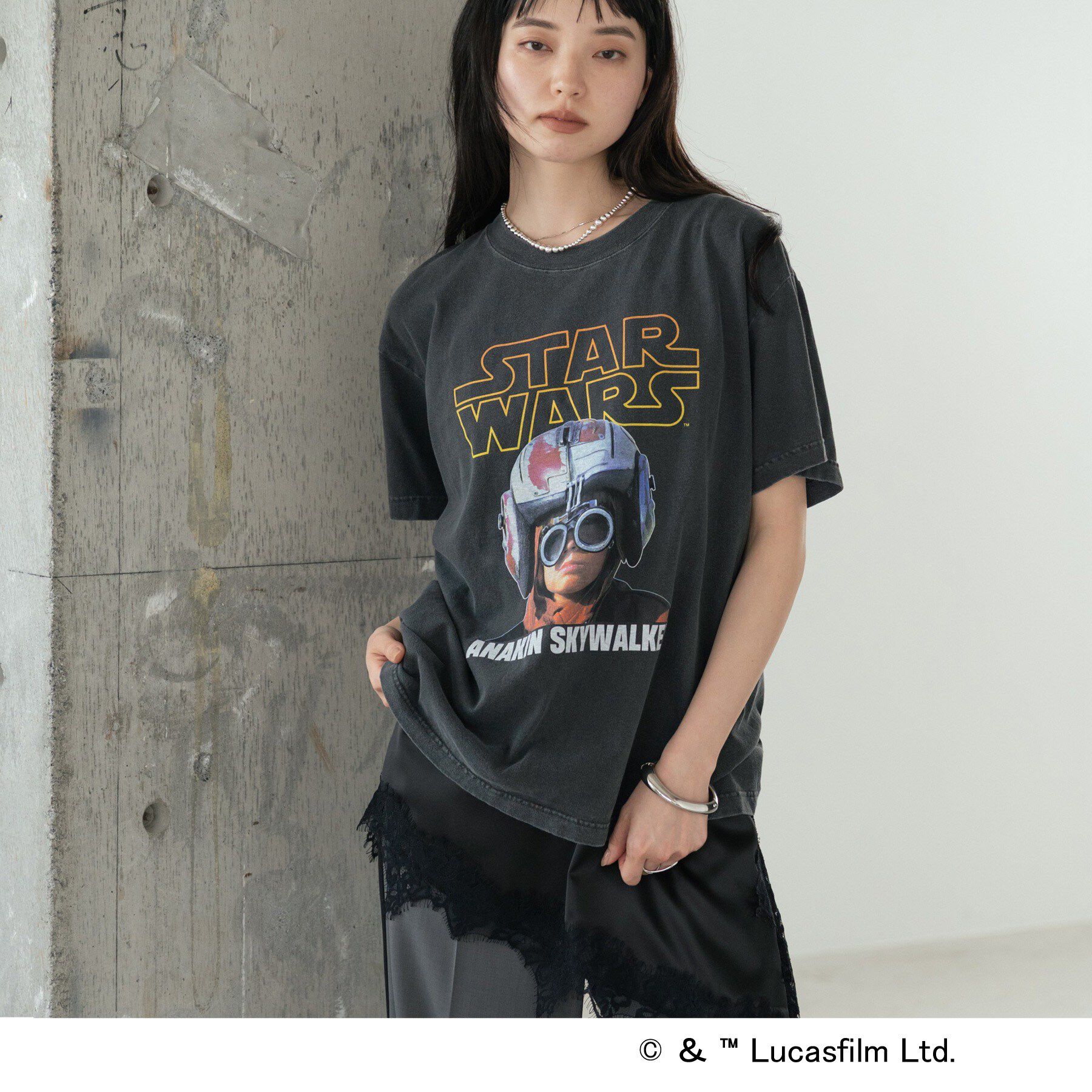 GALLEST「【GOODROCKSPEED】ANAKIN SKYWALKER ／ Print T－Shirt」|Tシャツ・カットソー|チャコールグレー(0