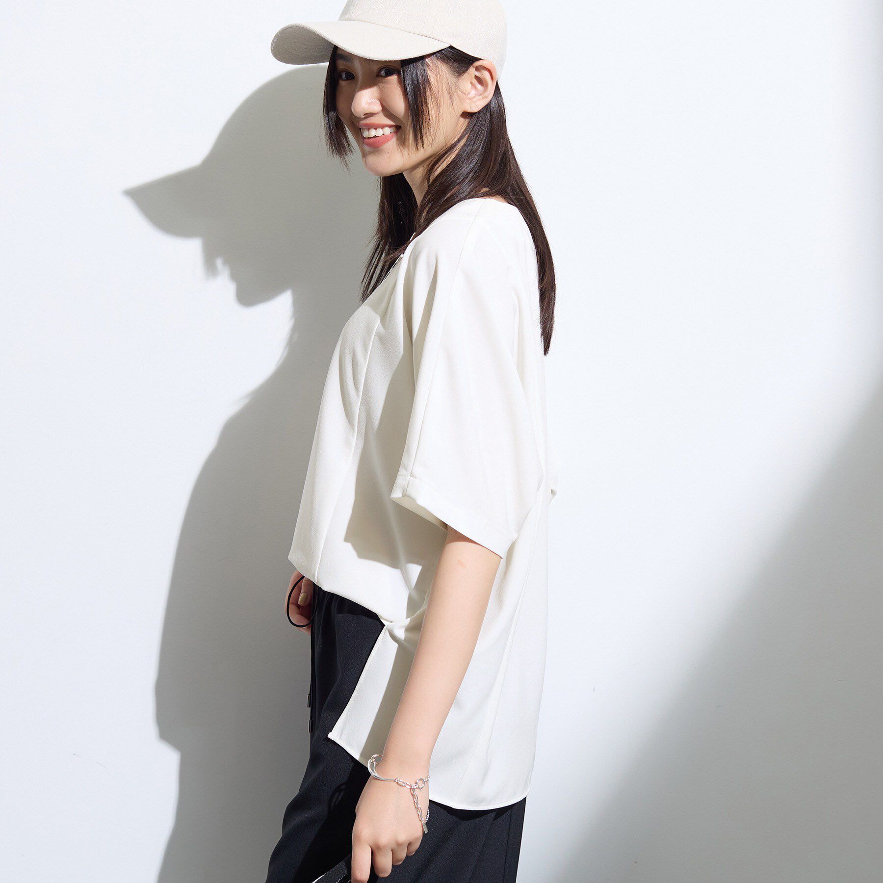 INDIVI「【着る日傘】ドルマントップス」|シャツ・ブラウス|