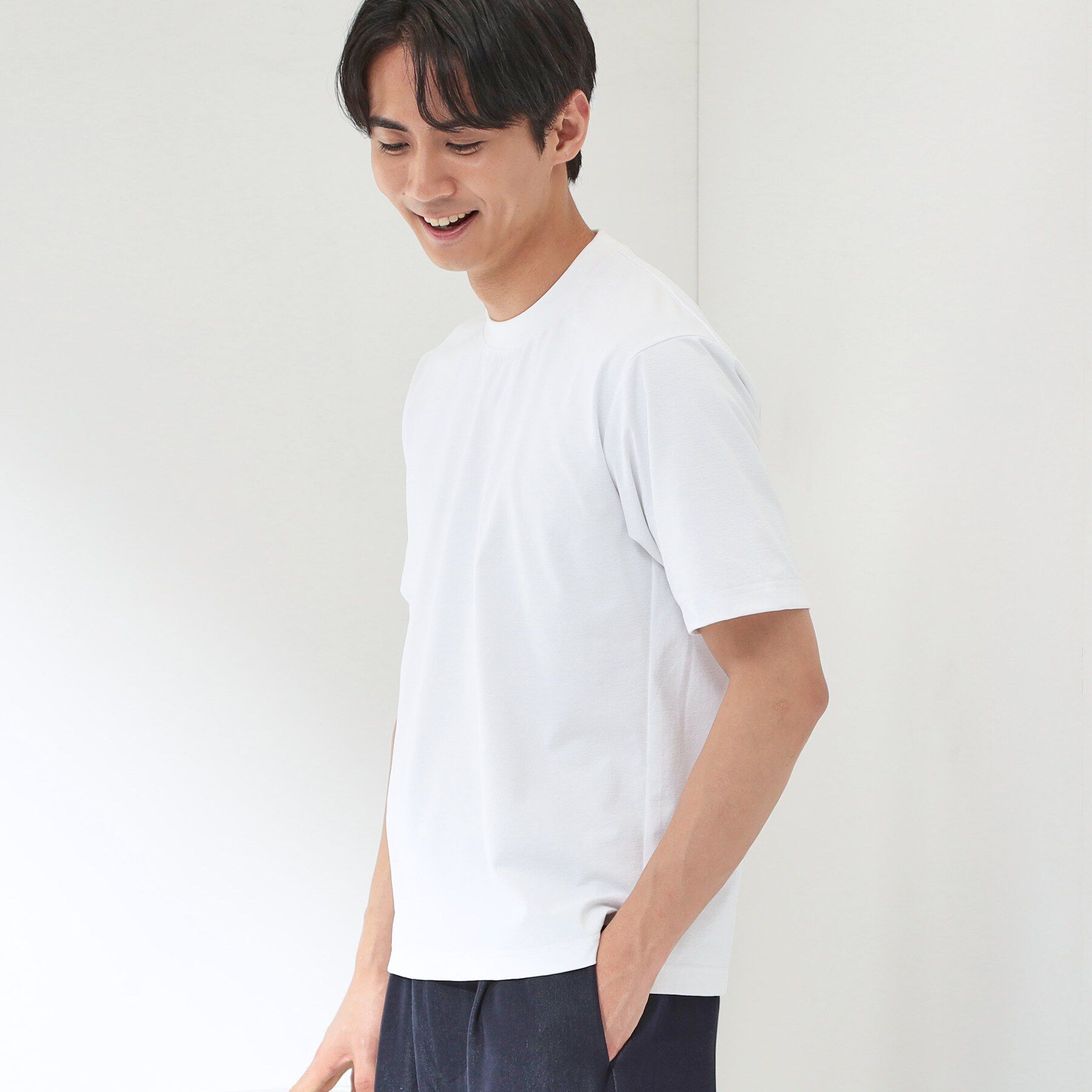 THE SHOP TK「【涼しい・透けにくい・乾きやすい 夏に欲しい機能、全部入り。】BO-NO TEE/ボーノTシャツ　洗」|Tシャツ・カットソー|