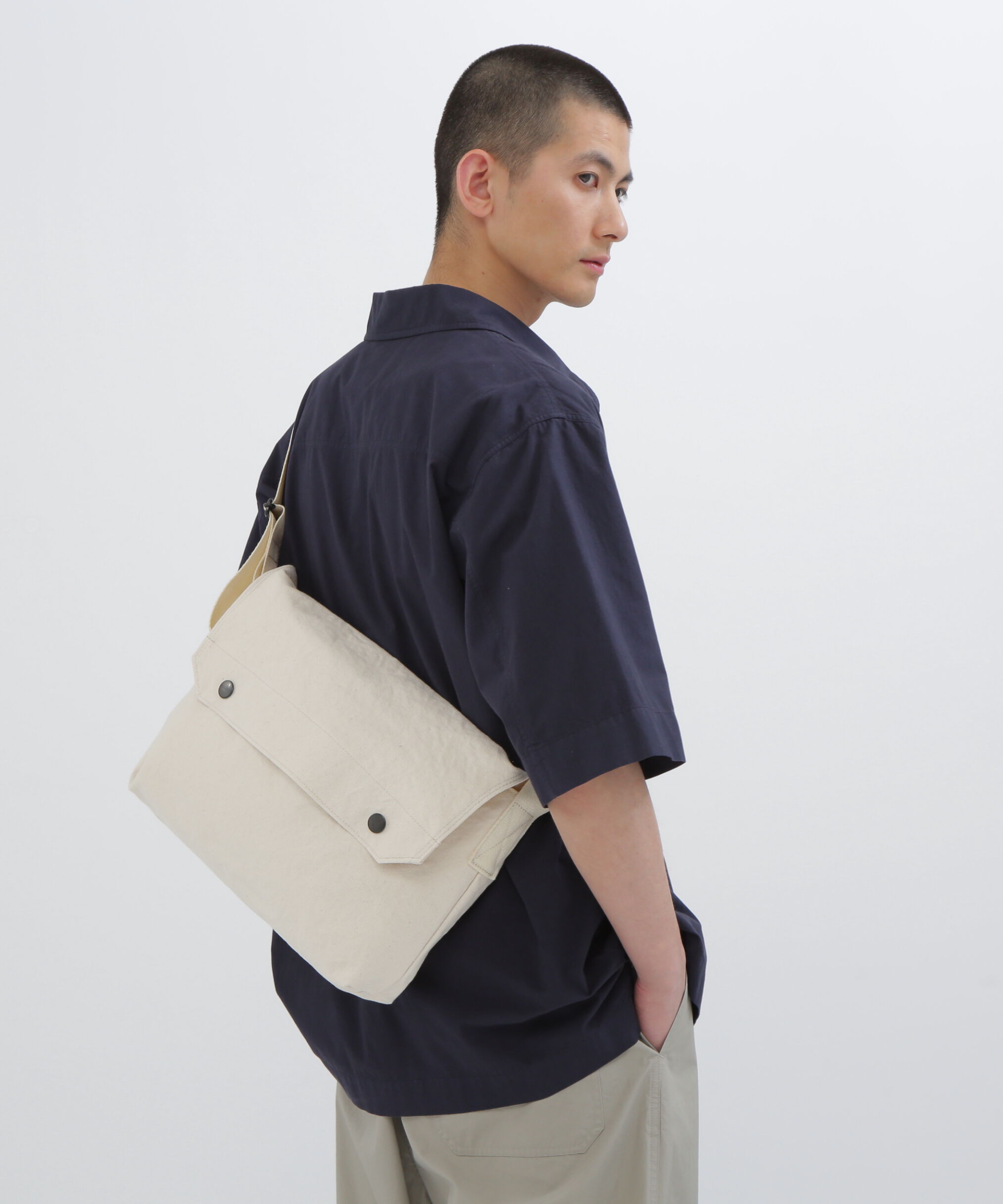 MHL.「COTTON CANVAS」|その他|IVORY1