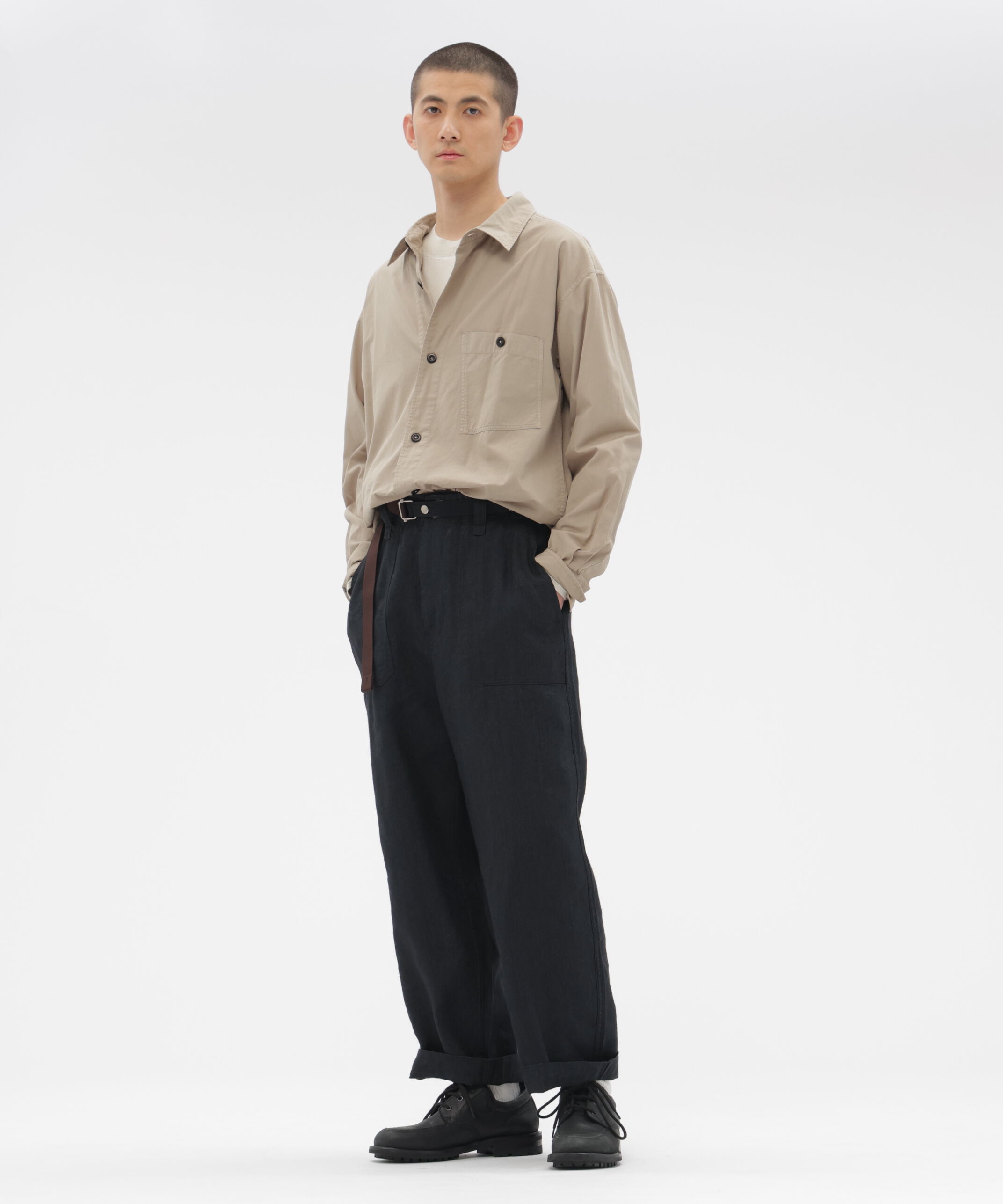 MHL.「GARMENT DYE COTTON SHIRTING SHIRT」|シャツ・ブラウス|
