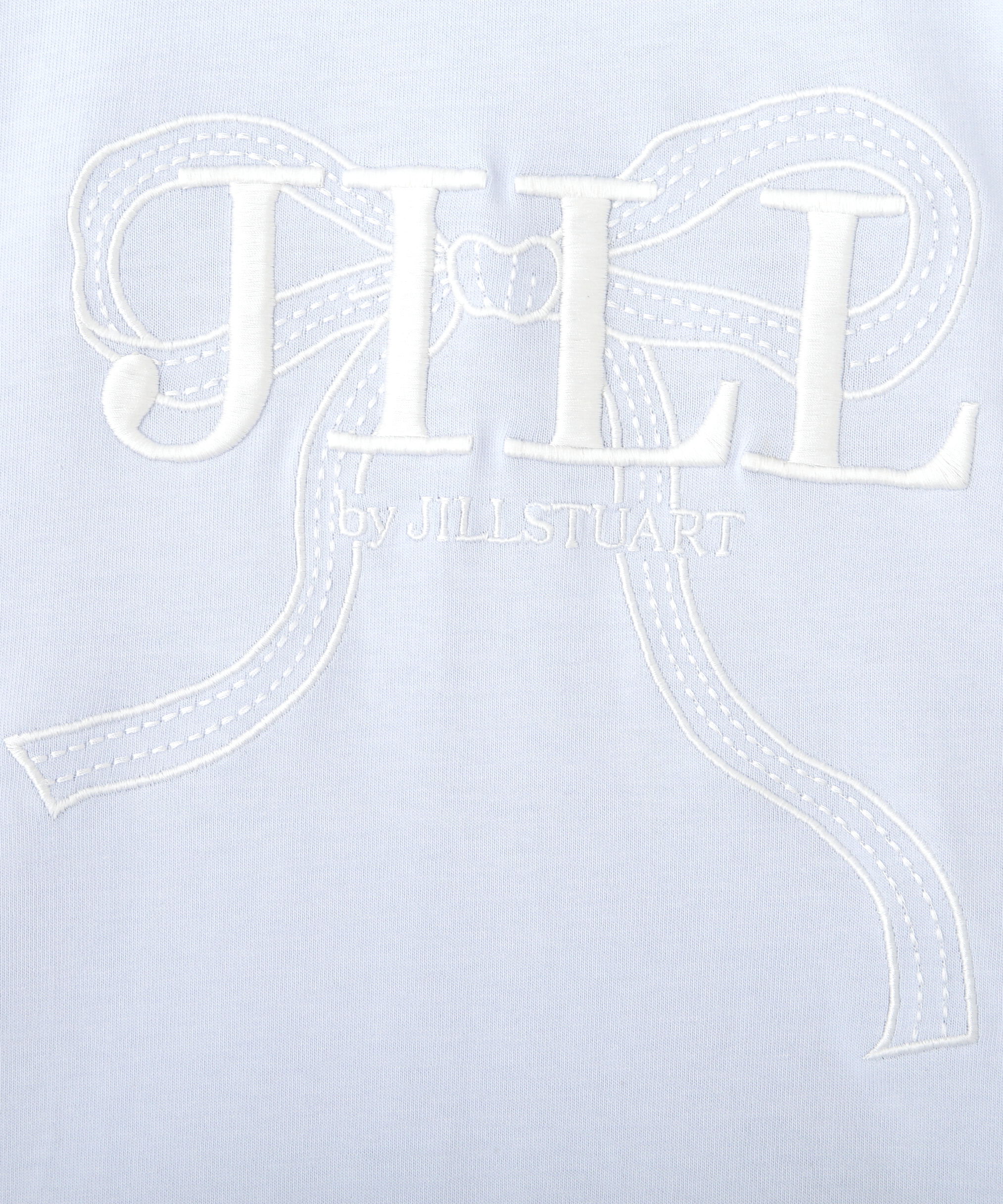  「ビッグリボンロゴ刺繍Tシャツ」|Tシャツ・カットソー|