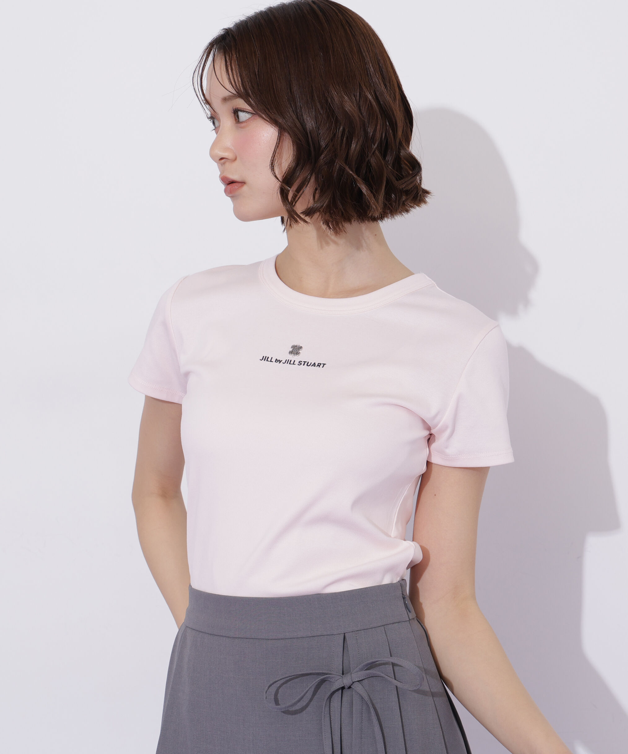  「コンパクトワンポイントロゴTシャツ」|Tシャツ・カットソー|