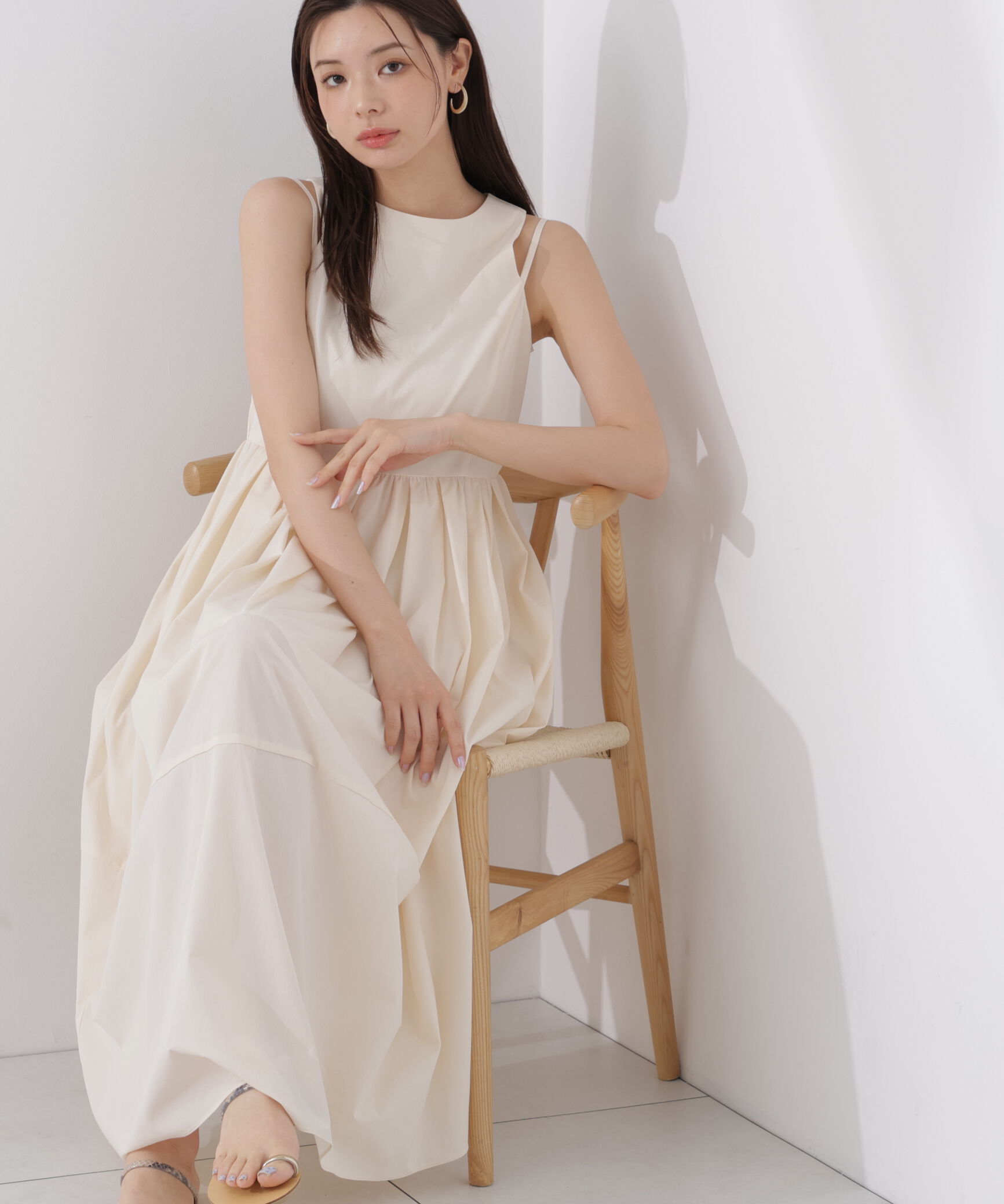PROPORTION BODY DRESSING「＜青島心さん着用＞〈a/mie〉アメスリサマーワンピース」|ワンピース|アイボリー2