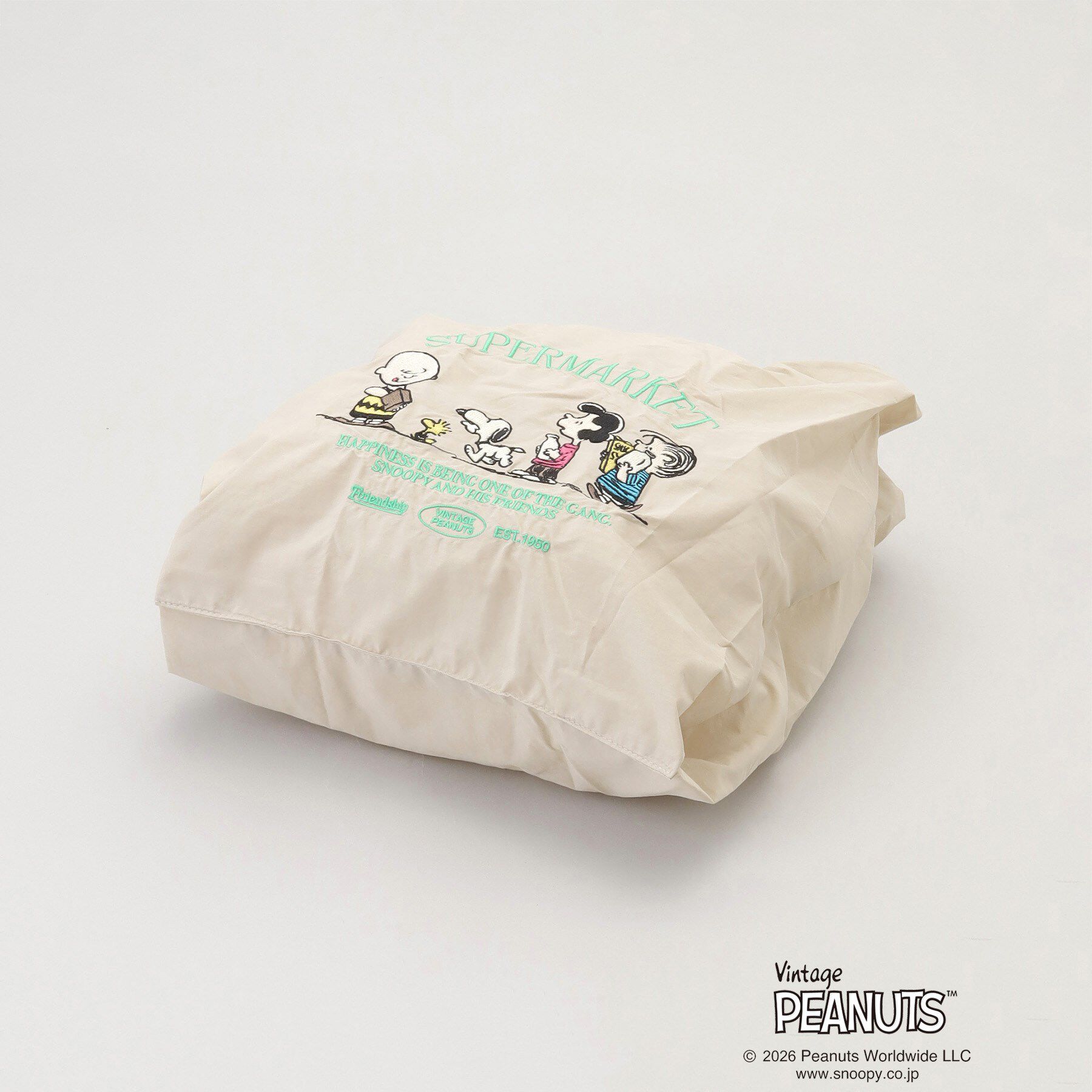 212 KITCHEN STORE「PEANUTS ストラップ付きショッパーバッグ BEIGE」|その他|