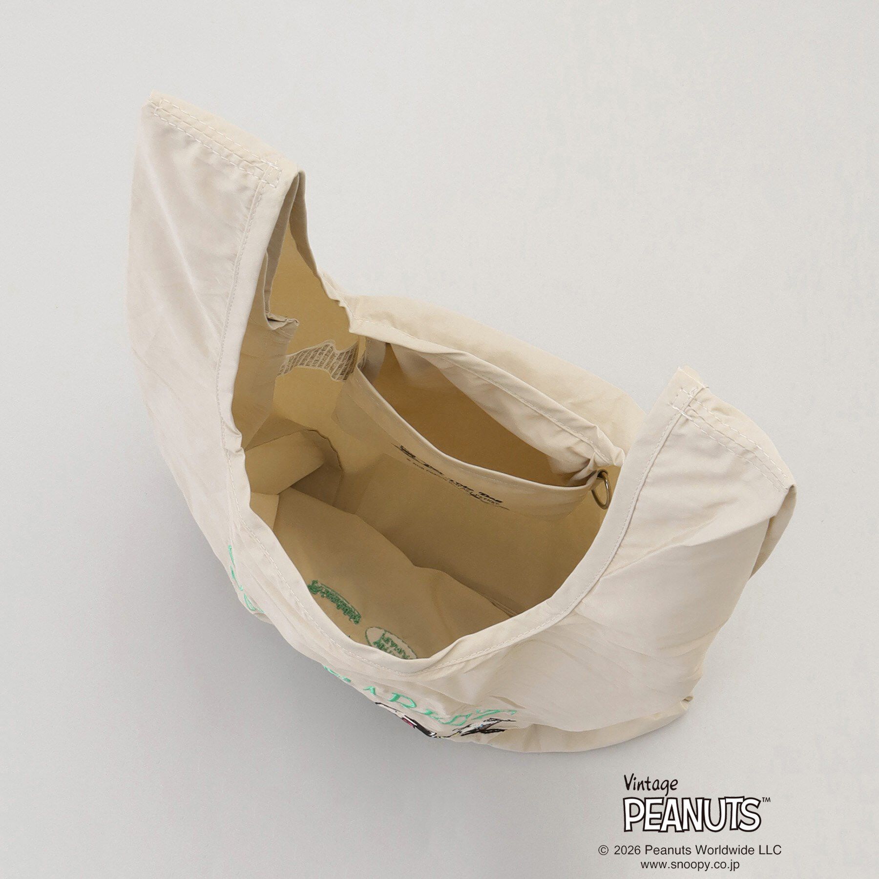 212 KITCHEN STORE「PEANUTS ストラップ付きショッパーバッグ BEIGE」|その他|