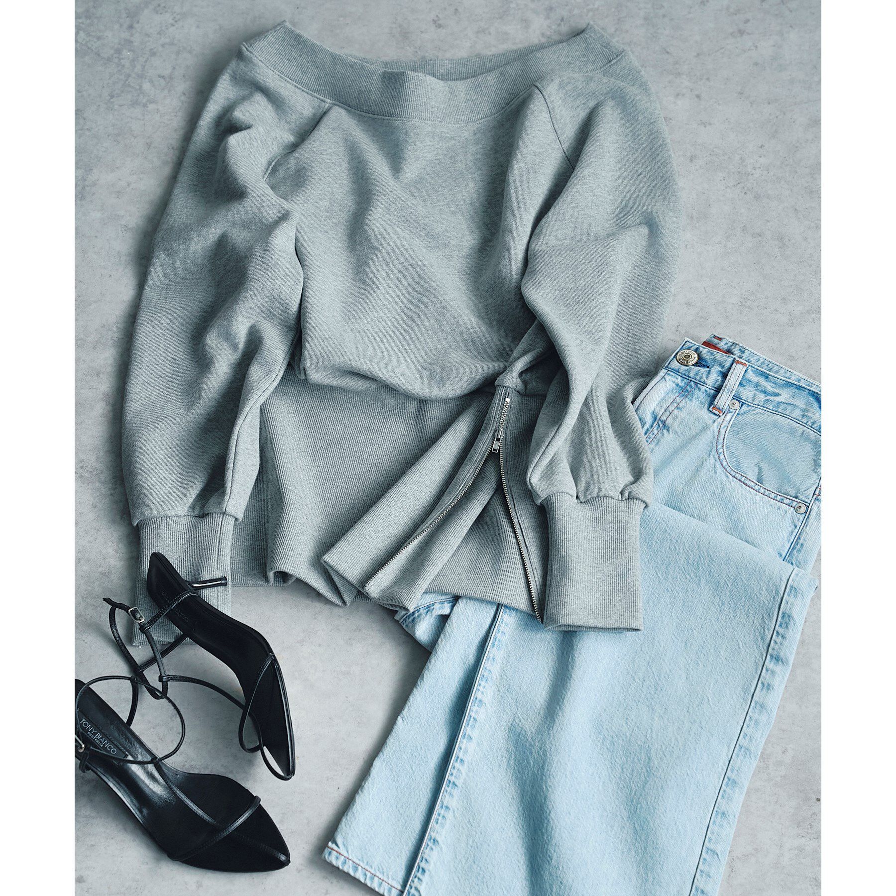 CODE A「off－shoulder sweat」|パーカー|