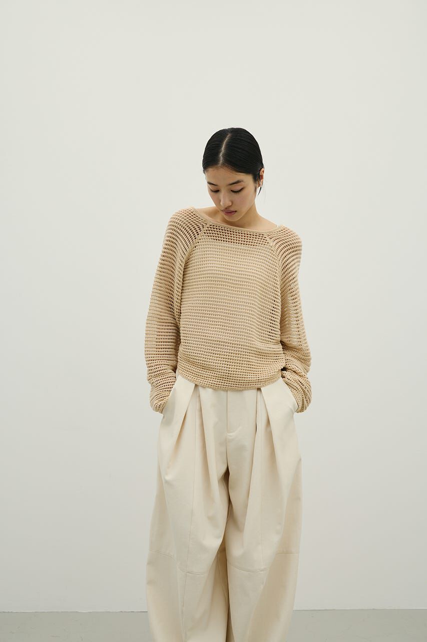 STYLEMIXER「バックオープンメッシュニット」|ニット・セーター|
