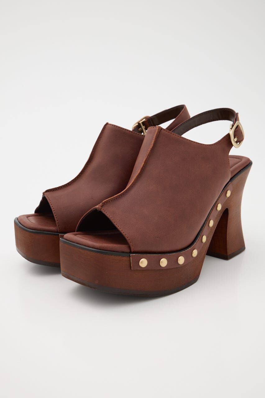 MOUSSY「PLATFORM WOOD サンダル」|サンダル|
