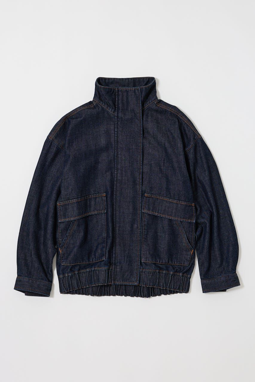 MOUSSY「TENCEL(TM)  DENIM OVER ブルゾン」|デニムジャケット|