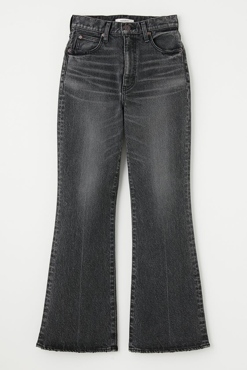 MOUSSY「MVS BLACK FLARE」|デニム|