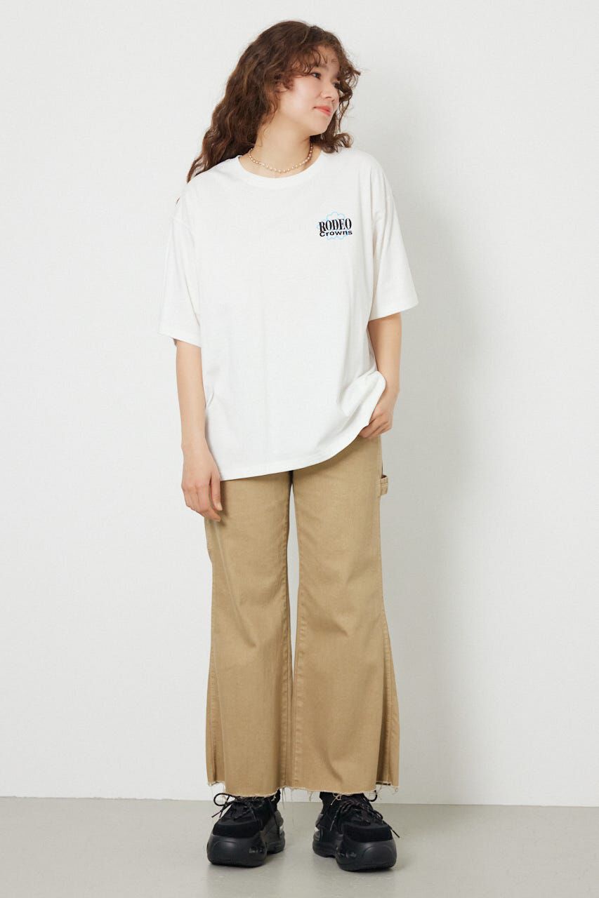 RODEO CROWNS「Flower Bloom Embroidery Tシャツ」|Tシャツ・カットソー|