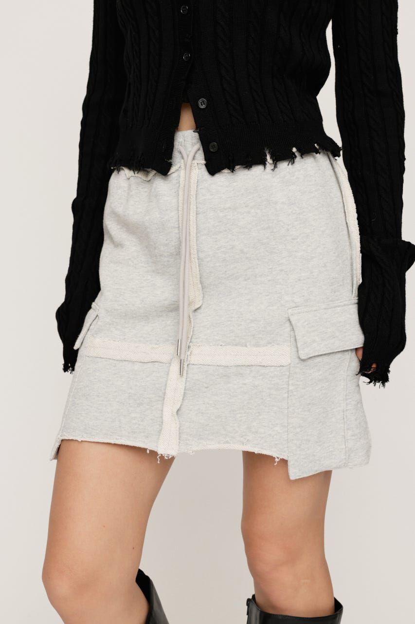 SLY「OUT LINKING CARGO SW ショートスカート」|スカート|T.GRY
