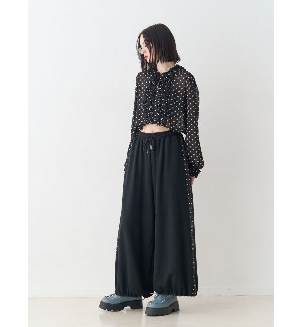jouetie「バレルレッグルーズスタッズパンツ【セットアップ対応】」|その他|