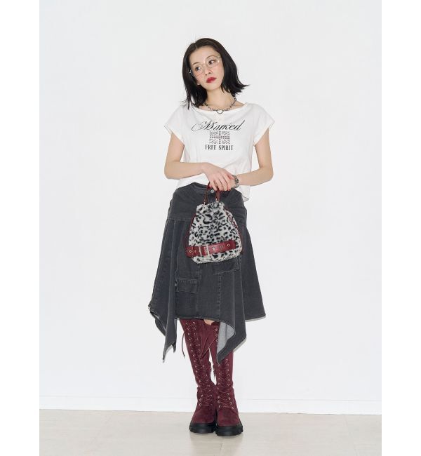 jouetie「ユニオンジャックラインストーンTシャツ」|Tシャツ・カットソー|