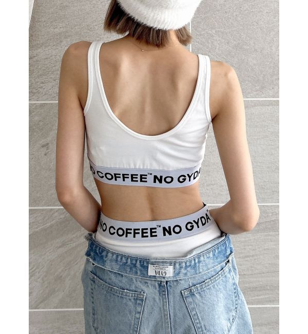GYDA「NO COFFEE NO GYDAビスチェ」|キャミソール|