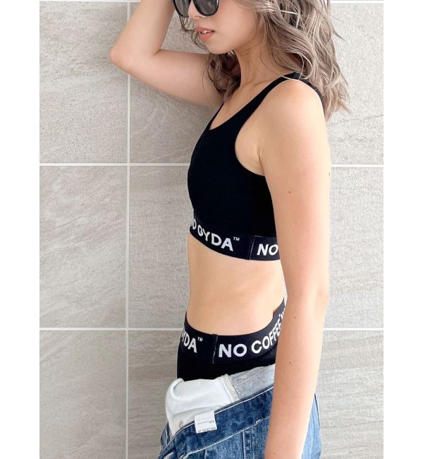 GYDA「NO COFFEE NO GYDAビスチェ」|キャミソール|