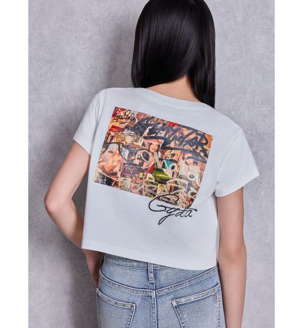 GYDA「sacred edge cross PHOTOショートTシャツ」|Tシャツ・カットソー|