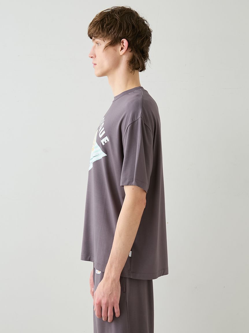 GELATO PIQUE HOMME「【HOMME】シリアルワンポイントロゴTシャツ」|ルームウェア|