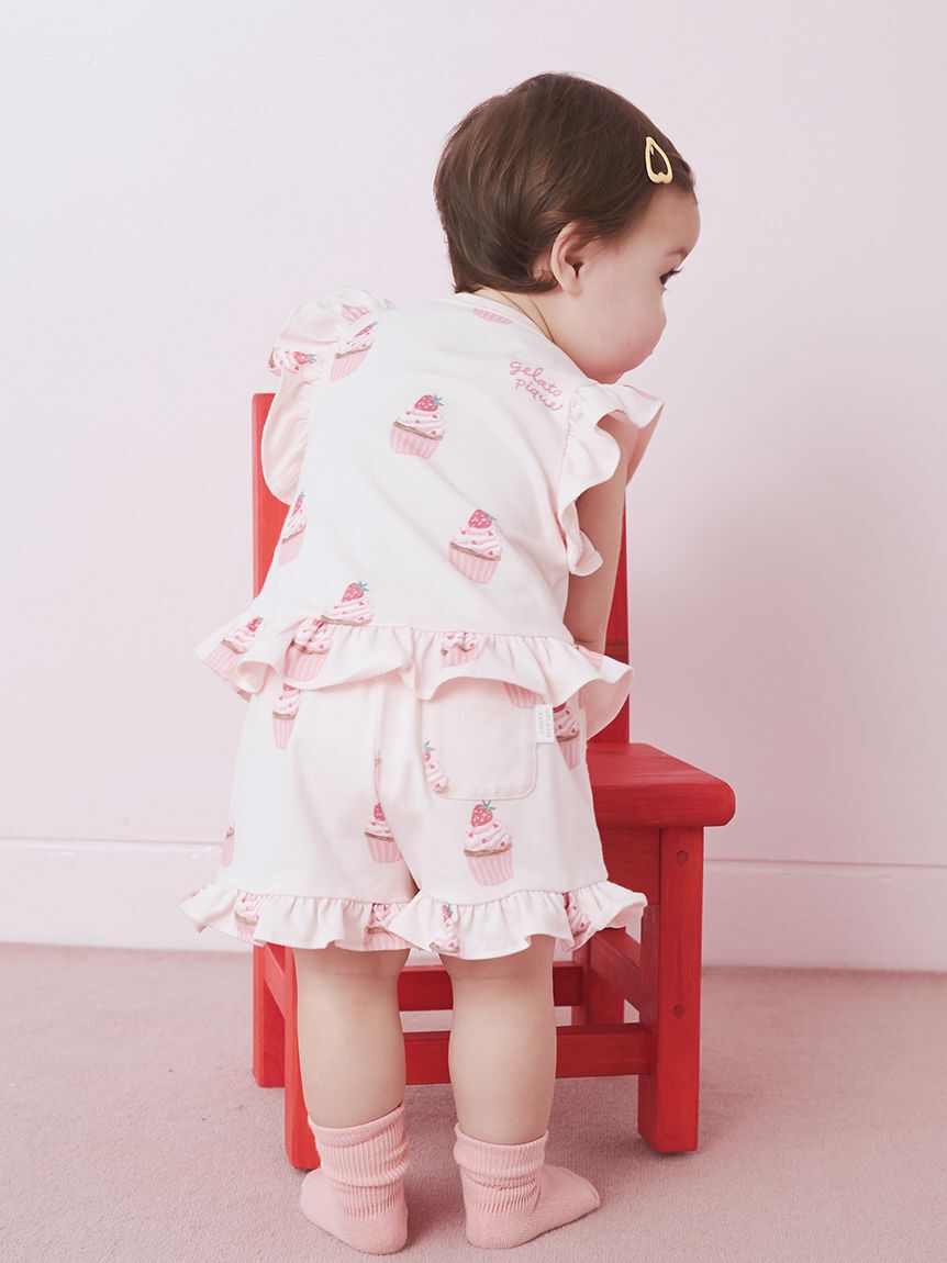 GELATO PIQUE KIDS & BABY「【BABY】カップケーキ柄ショートパンツ」|その他ベビーウェア|