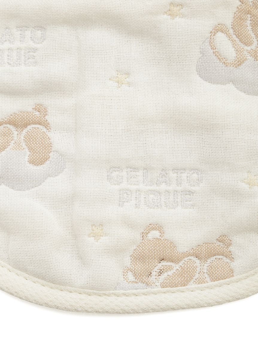 GELATO PIQUE KIDS & BABY「【BABY】ドリーミーベア柄６重ガーゼスタイ」|スタイ|