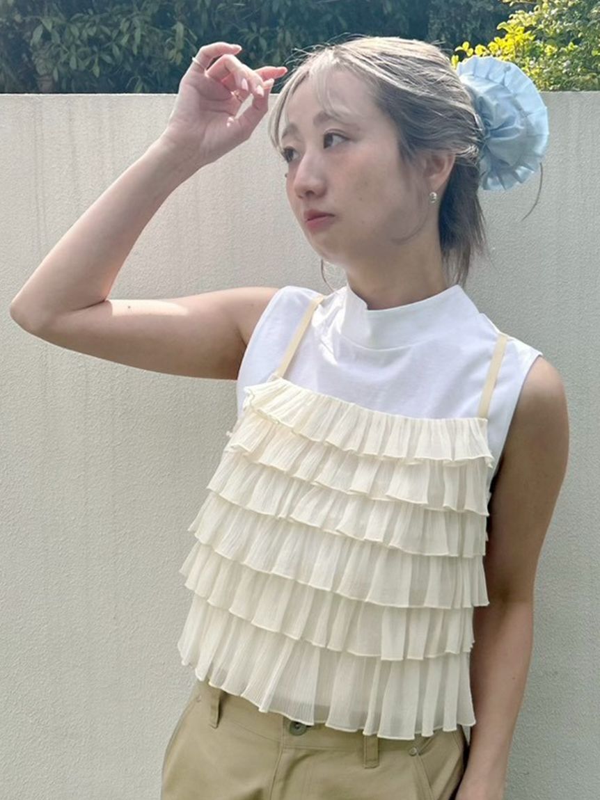 LILY BROWN「ビスチェセットカットトップス」|Tシャツ・カットソー|IVR