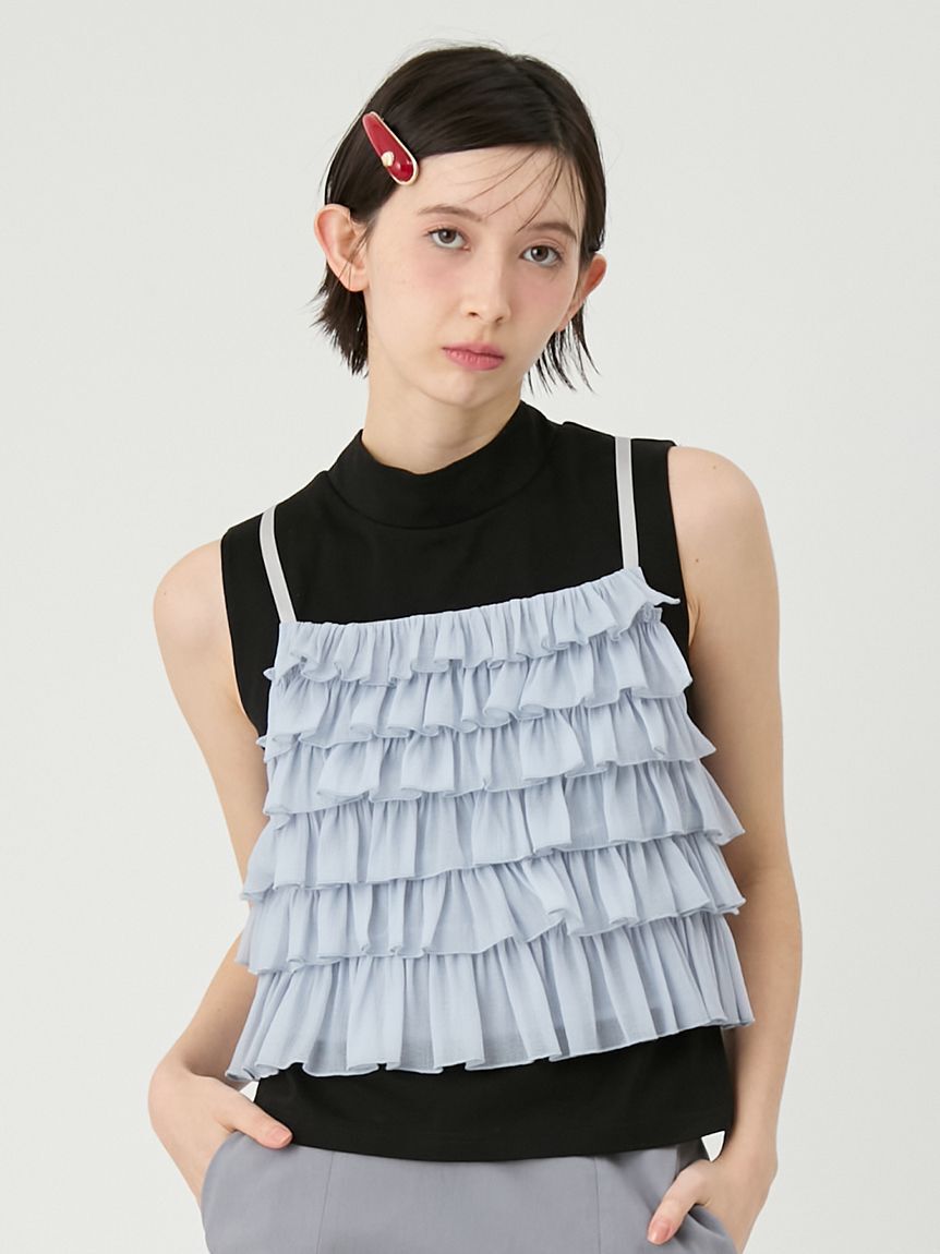 LILY BROWN「ビスチェセットカットトップス」|Tシャツ・カットソー|BLK