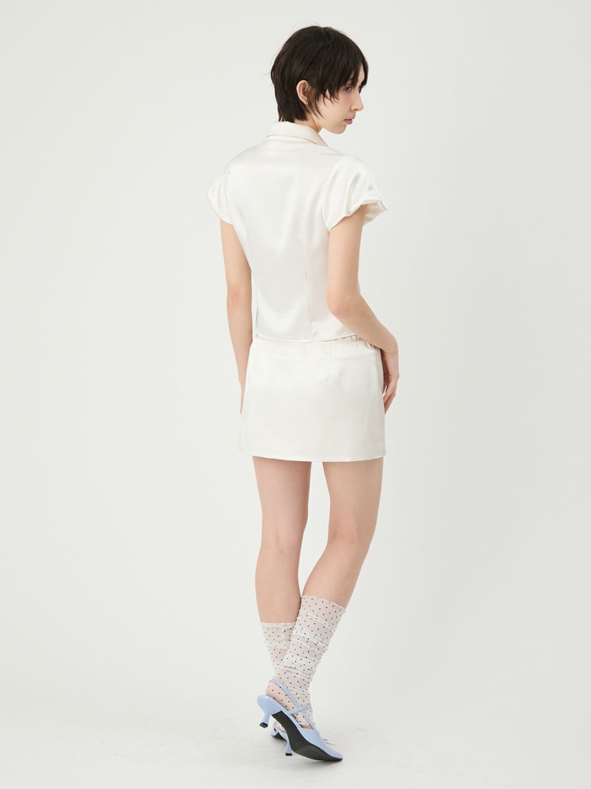 LILY BROWN「サテンミニスカショートパンツ」|その他|