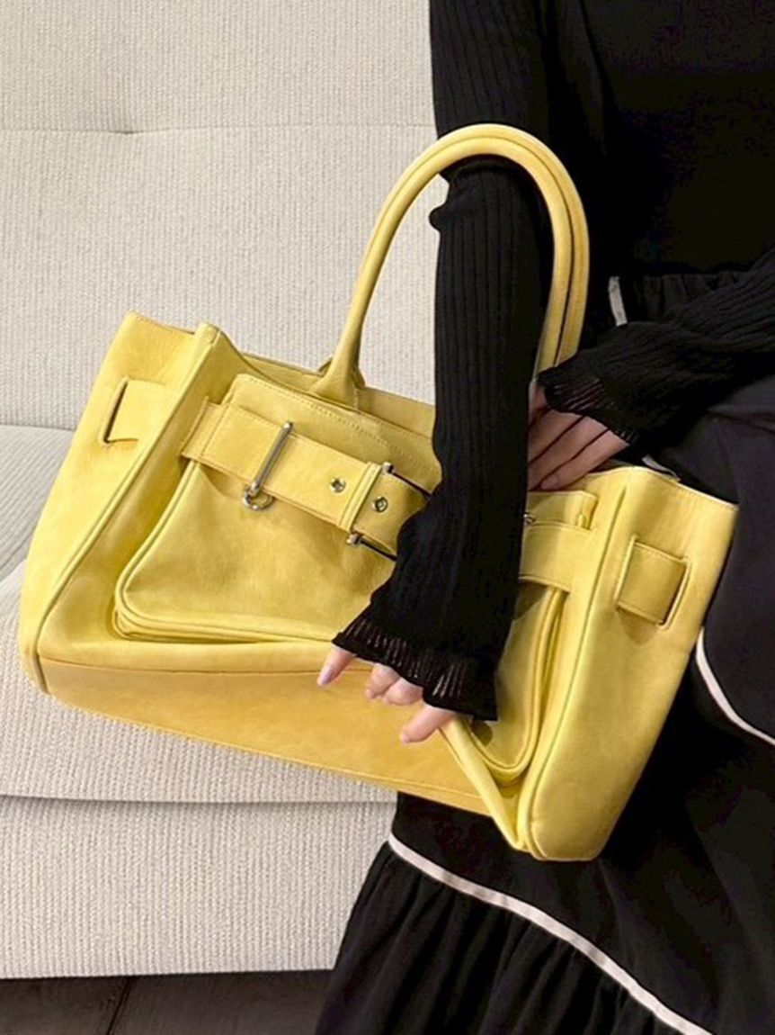 LILY BROWN「フロントベルトトートバッグ」|トートバッグ|YEL