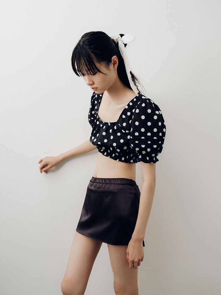 LILY BROWN「エンブロイダリースカラップリボンシュシュ」|ヘアバンド|
