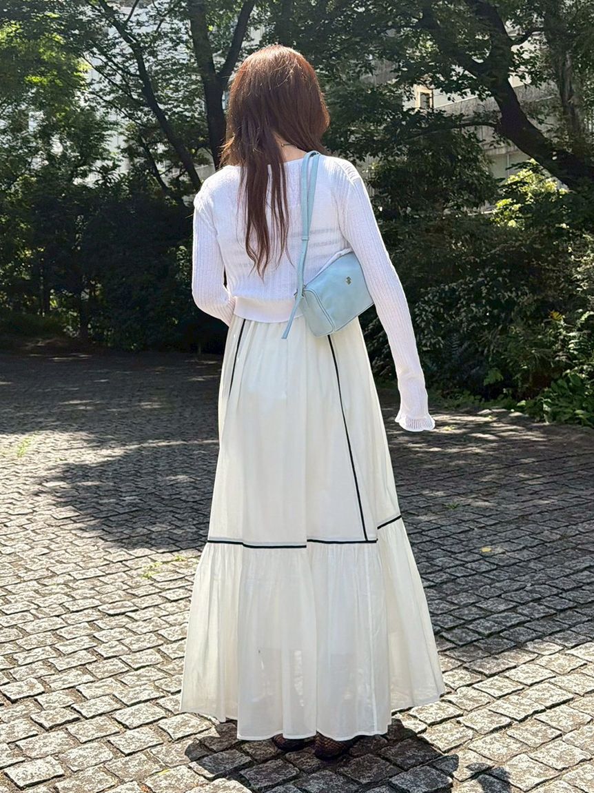 LILY BROWN「【限定カラー】【ウォッシャブル】Vネックニットカーディガン」|カーディガン|
