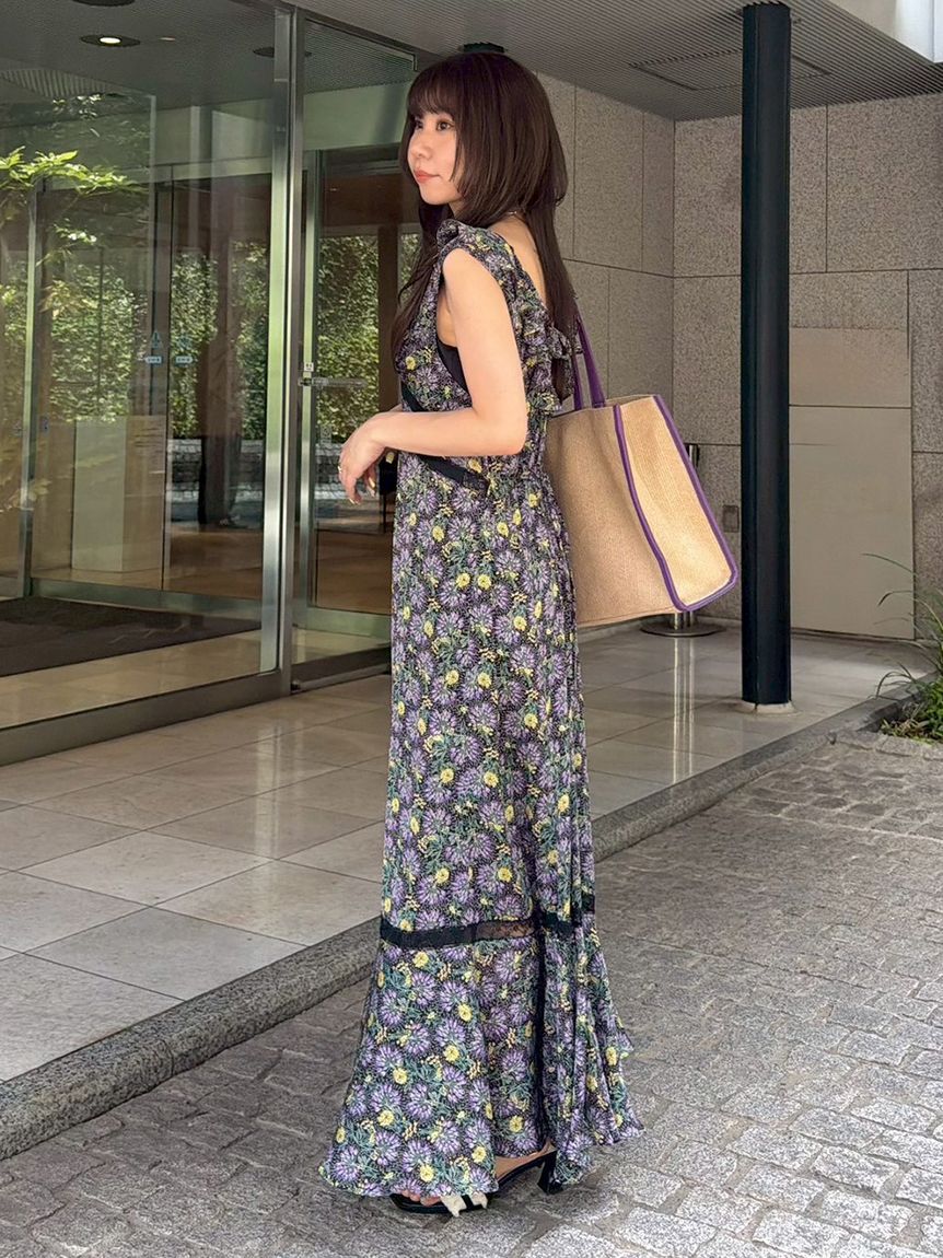 LILY BROWN「【LILY BROWN&times;ANNA SUI】フラワープリントワンピース」|ワンピース|