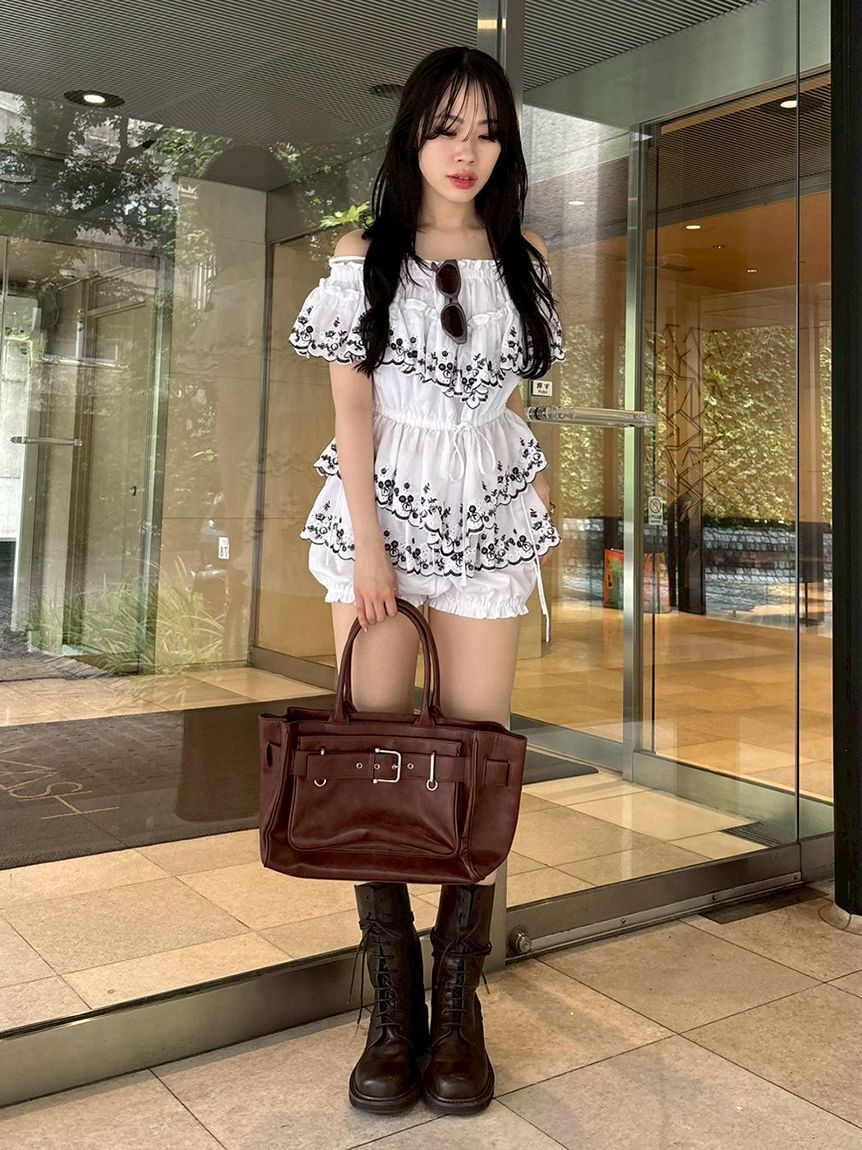 LILY BROWN「バリエレースバルーンショートパンツ」|その他|