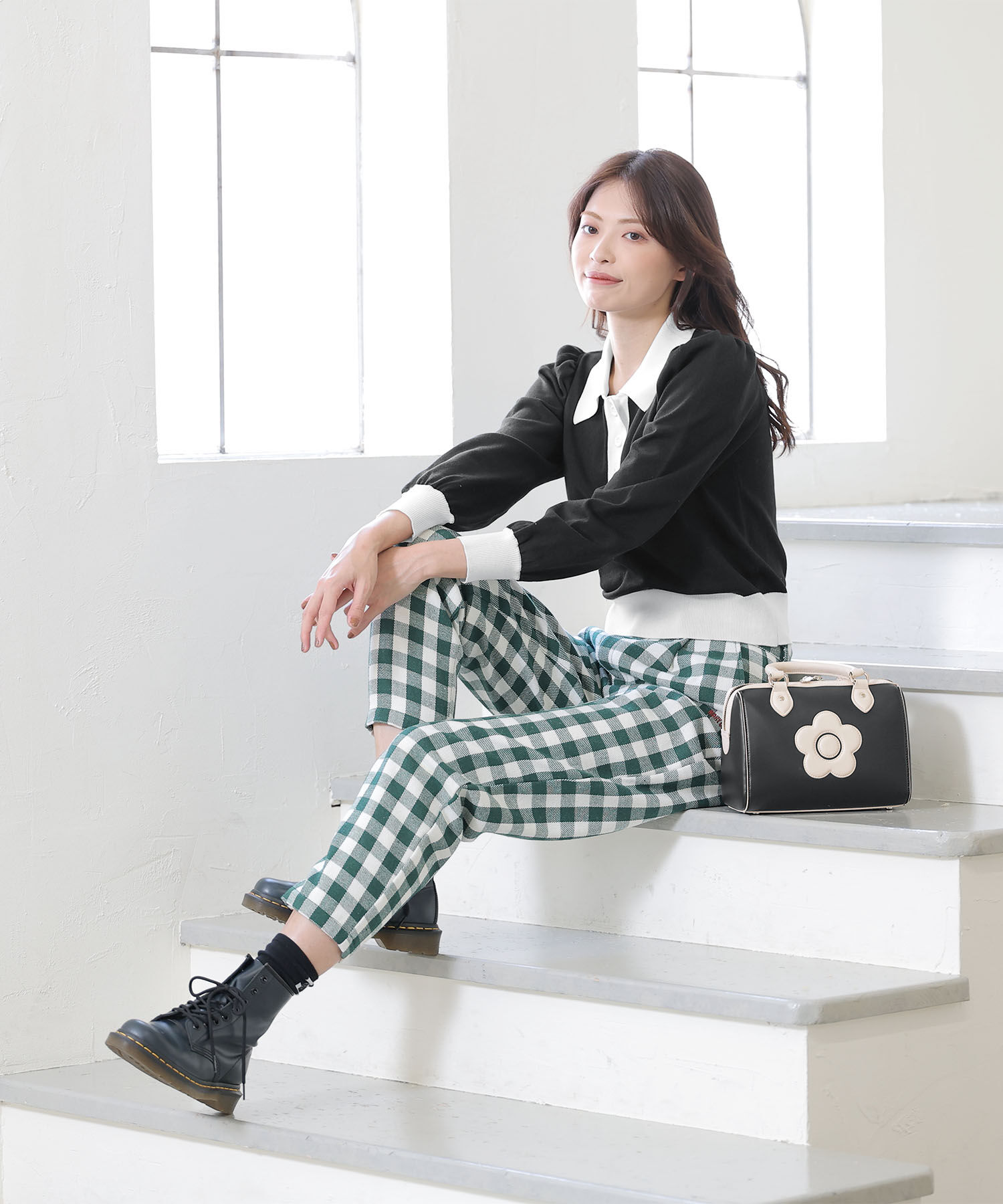 MARY QUANT「デイジークラシカル ミニボストン」|ボストンバッグ|