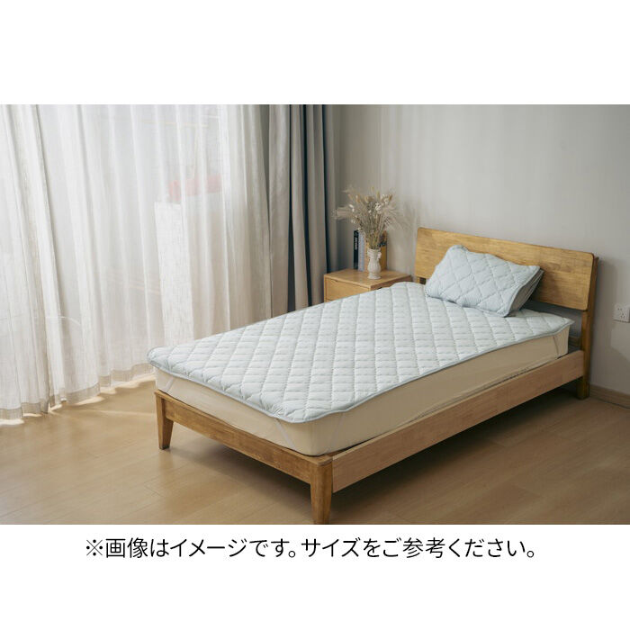 BACKYARD FAMILY「敷きパッド ダブル 冷感 ゴム付き 通販 冷感敷きパッド ベッドパッド 冷感マット 敷きパット」|ブランケット|