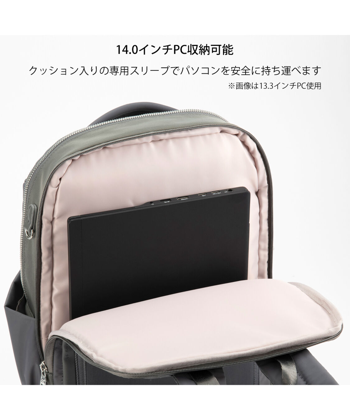 W&.Day/Night「W&.Day/Night/ダブルアンドデイナイト ポルク スクエアリュック 14.0インチPCサイズ 15237」|リュック|