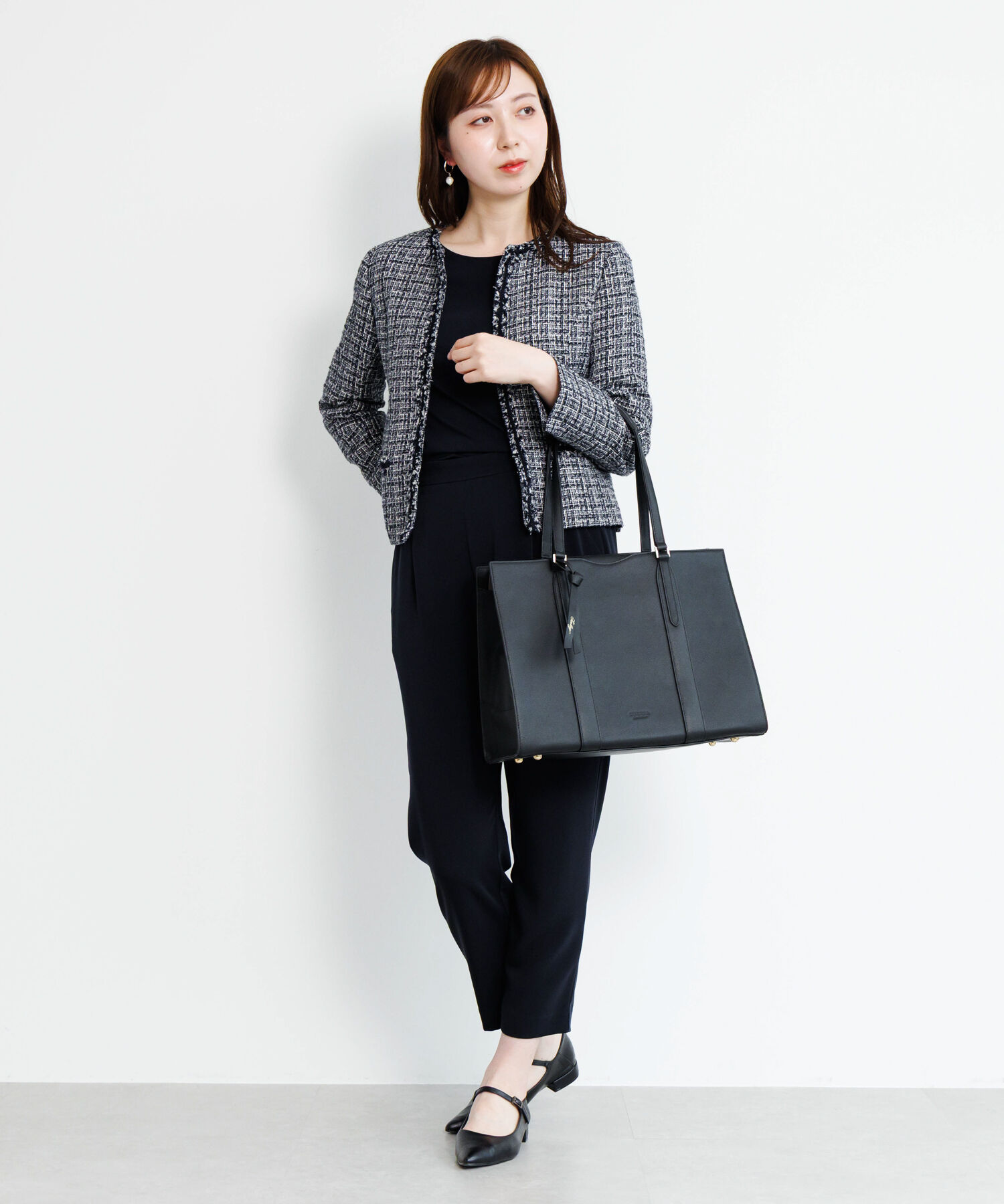 Jewelna Rose「本革 トートバッグ Jewelna Rose フィンリー レザートート A4/13.3インチPC収納 65591」|トートバッグ|