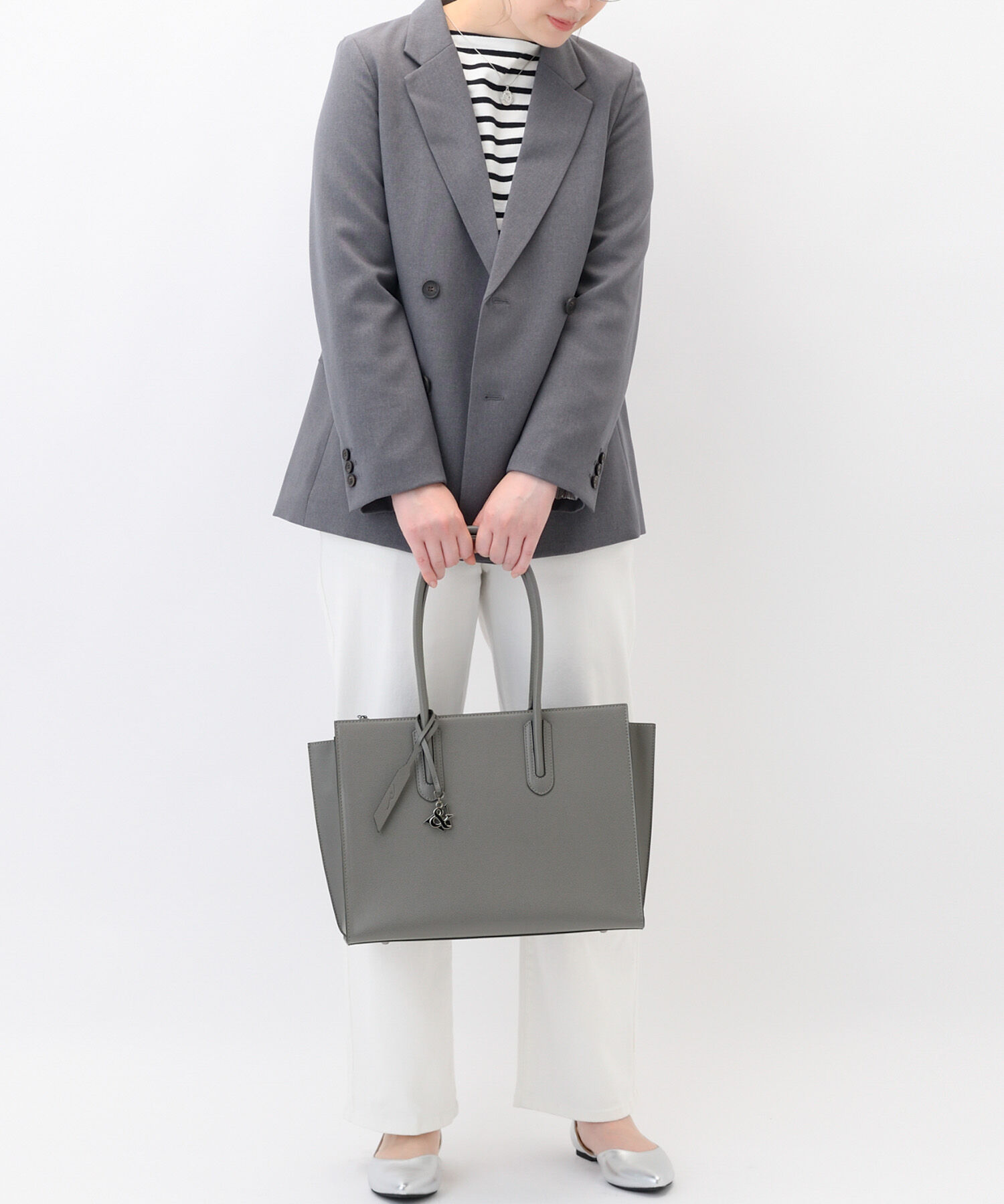 W&.Day/Night「トートバッグ ビジネス きれいめ W&.Day/Night スムーク トートバッグ A4サイズ 19192」|トートバッグ|